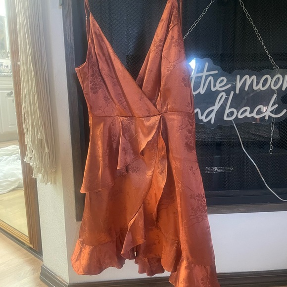 Altar'd State Dresses & Skirts - Altar'd State Rust Mini Dress